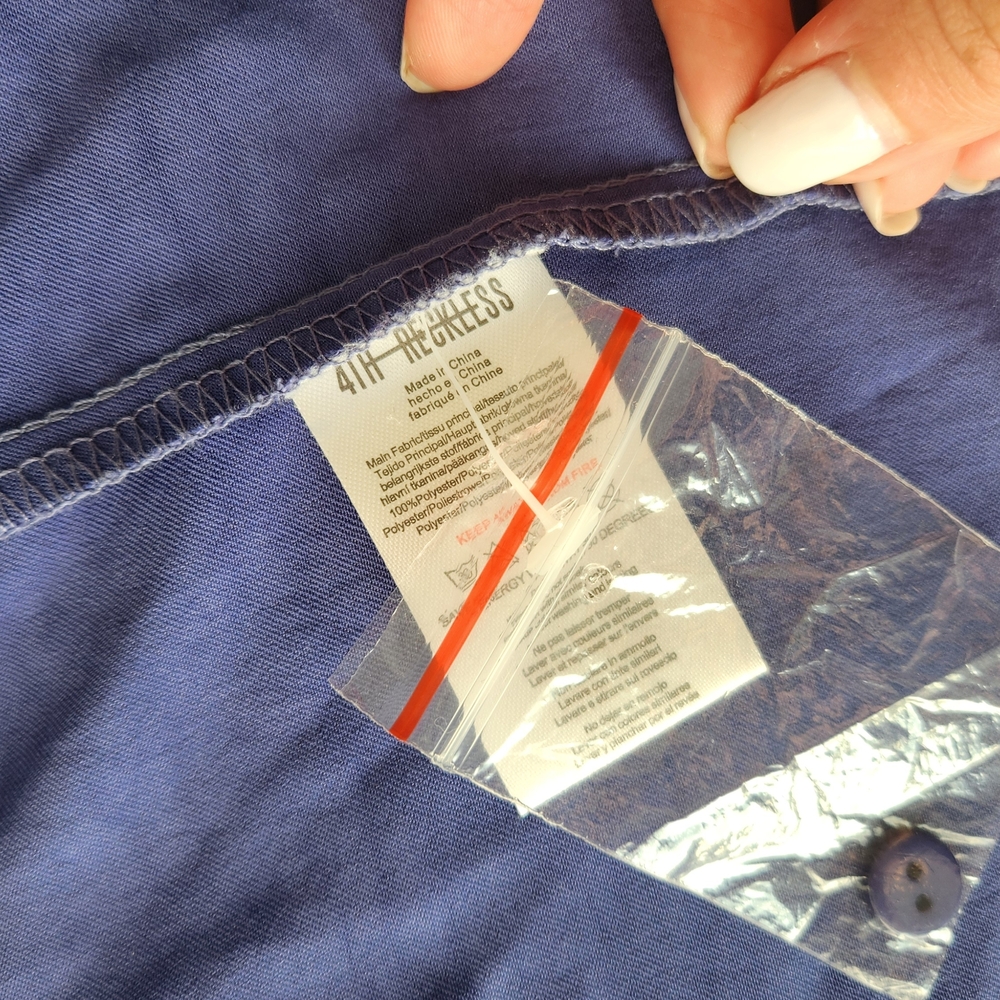 4th Reckless Blue Top